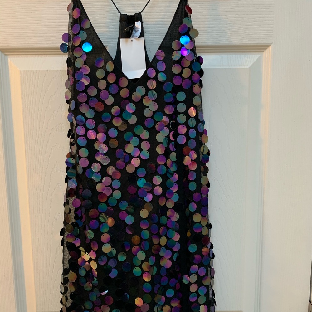 H&M Sequence Strapped Dress
